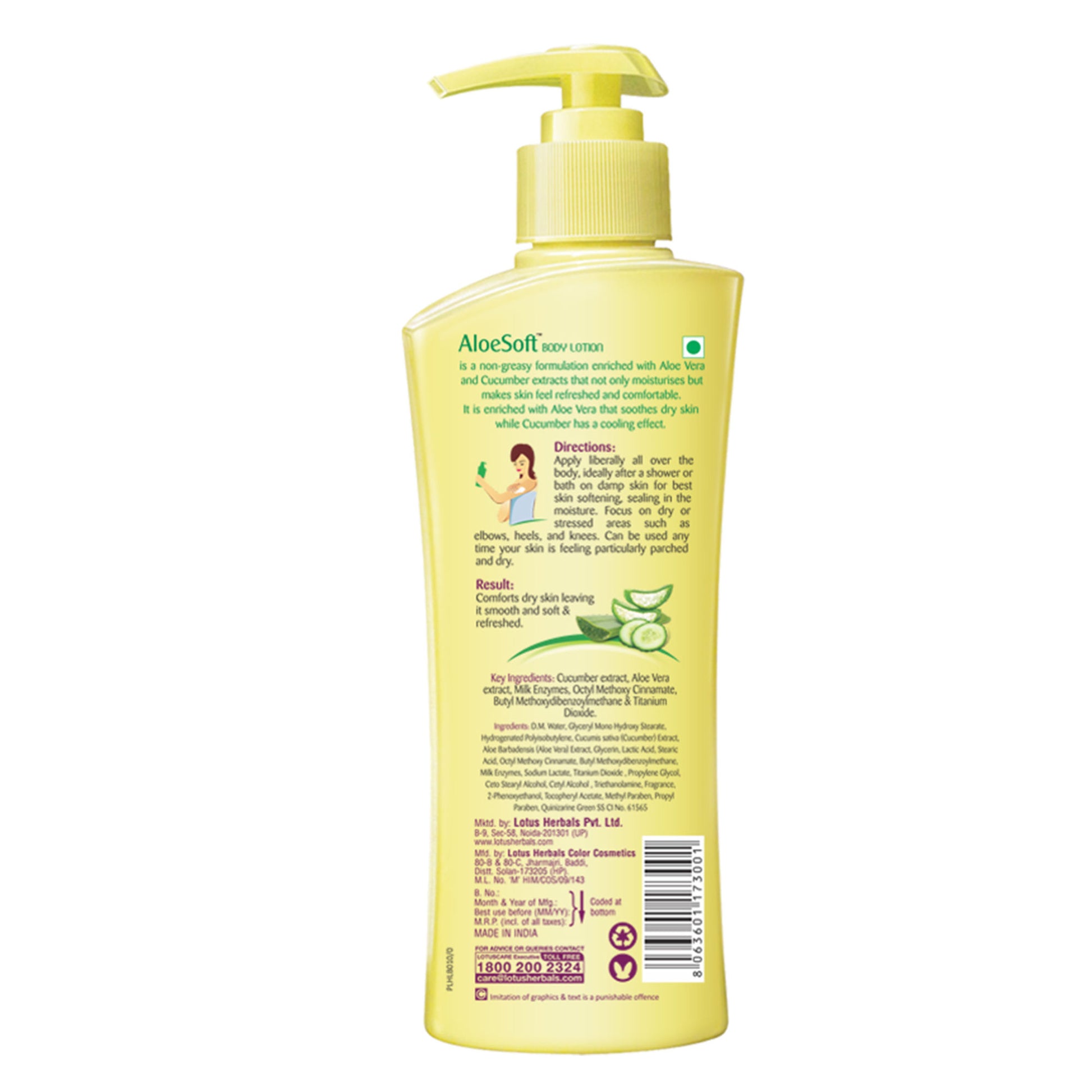 Lotus Herbals AloeSoft Daily Body Lotion SPF 20