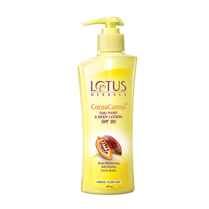 Lotus Herbals Cocoa Caress Daily Hand & Body Lotion SPF 20