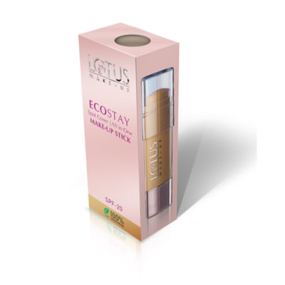 Lotus Make-Up Ecostay Spot Cover All-in-One Make-Up Stick SPF20 - Natural Honey