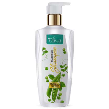 Olivia Hydrate & Protect Shampoo – Nourished, Smooth Hair with Strengthening Pea Protein