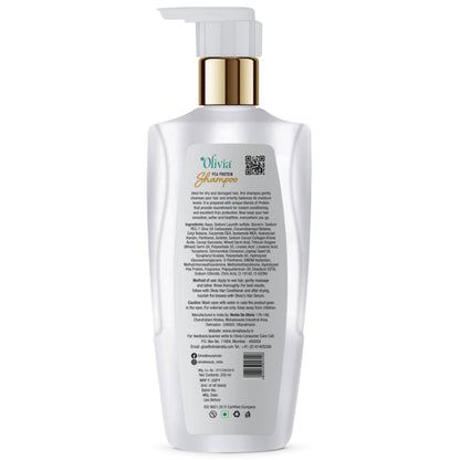 Olivia Hydrate & Protect Shampoo – Nourished, Smooth Hair with Strengthening Pea Protein