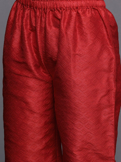Indyancart VA Women'sRegular Sequinned Kurta with Trousers & Dupatta