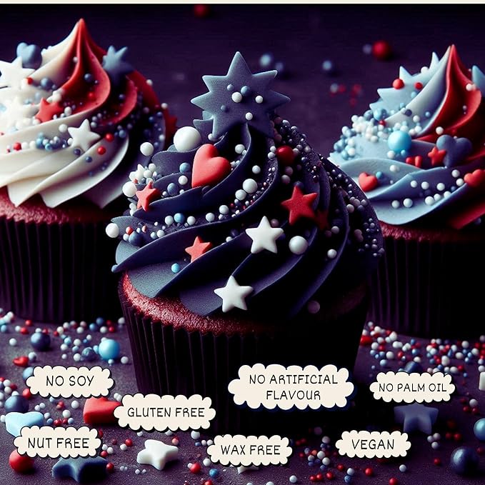 Confect Patriotic Sprinkles for Decoration 02