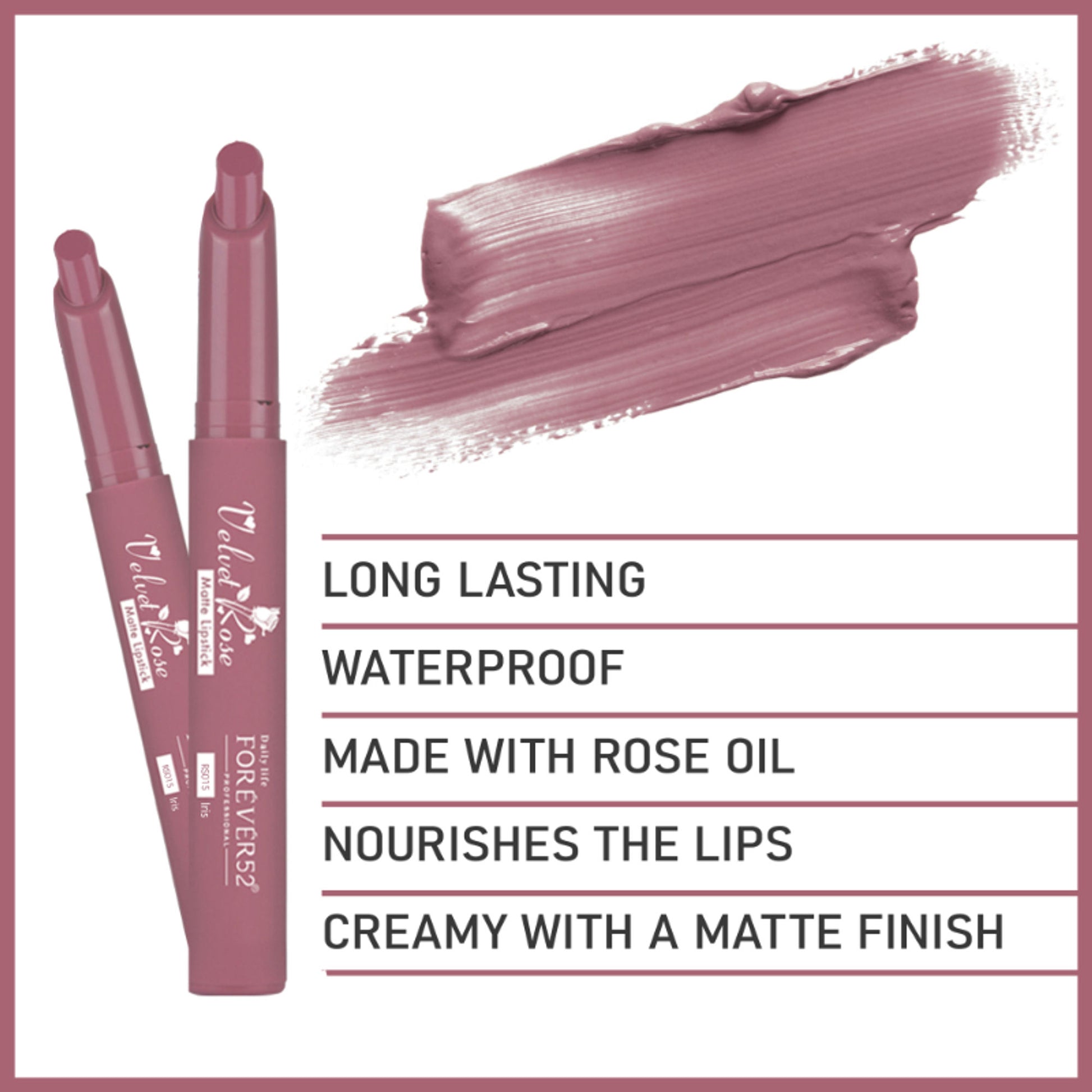 Daily Life Forever52 Velvet Rose Matte Lipstick - Iris