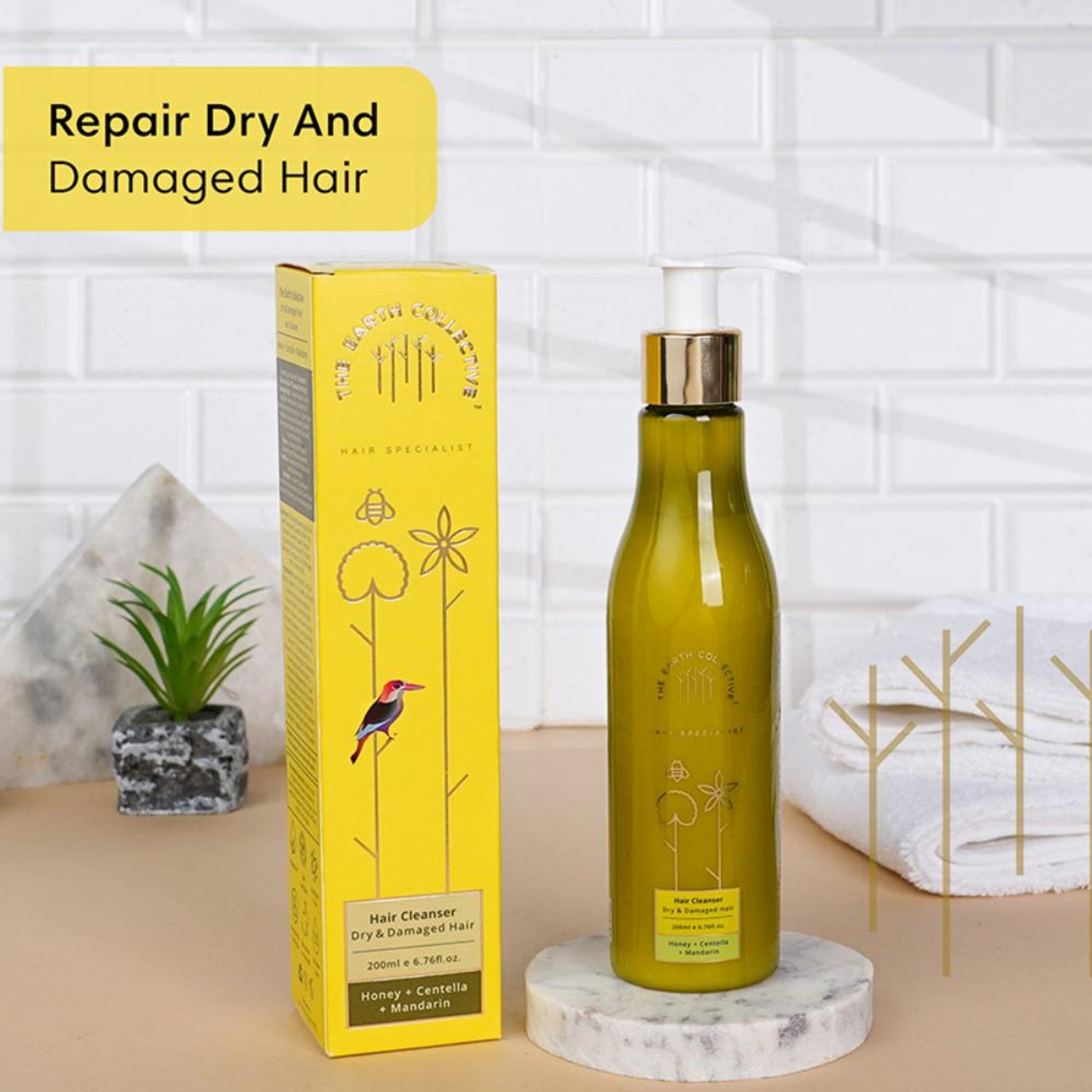 The Earth Collective Hair Cleanser For Dry & Damaged Hair
