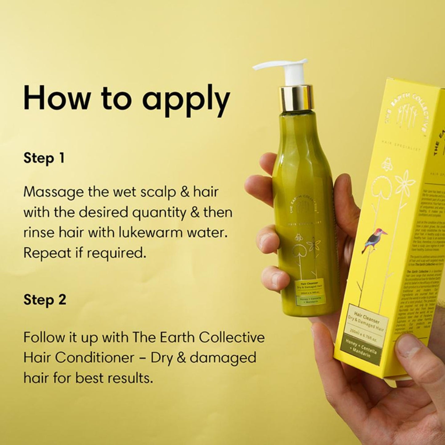 The Earth Collective Hair Cleanser For Dry & Damaged Hair