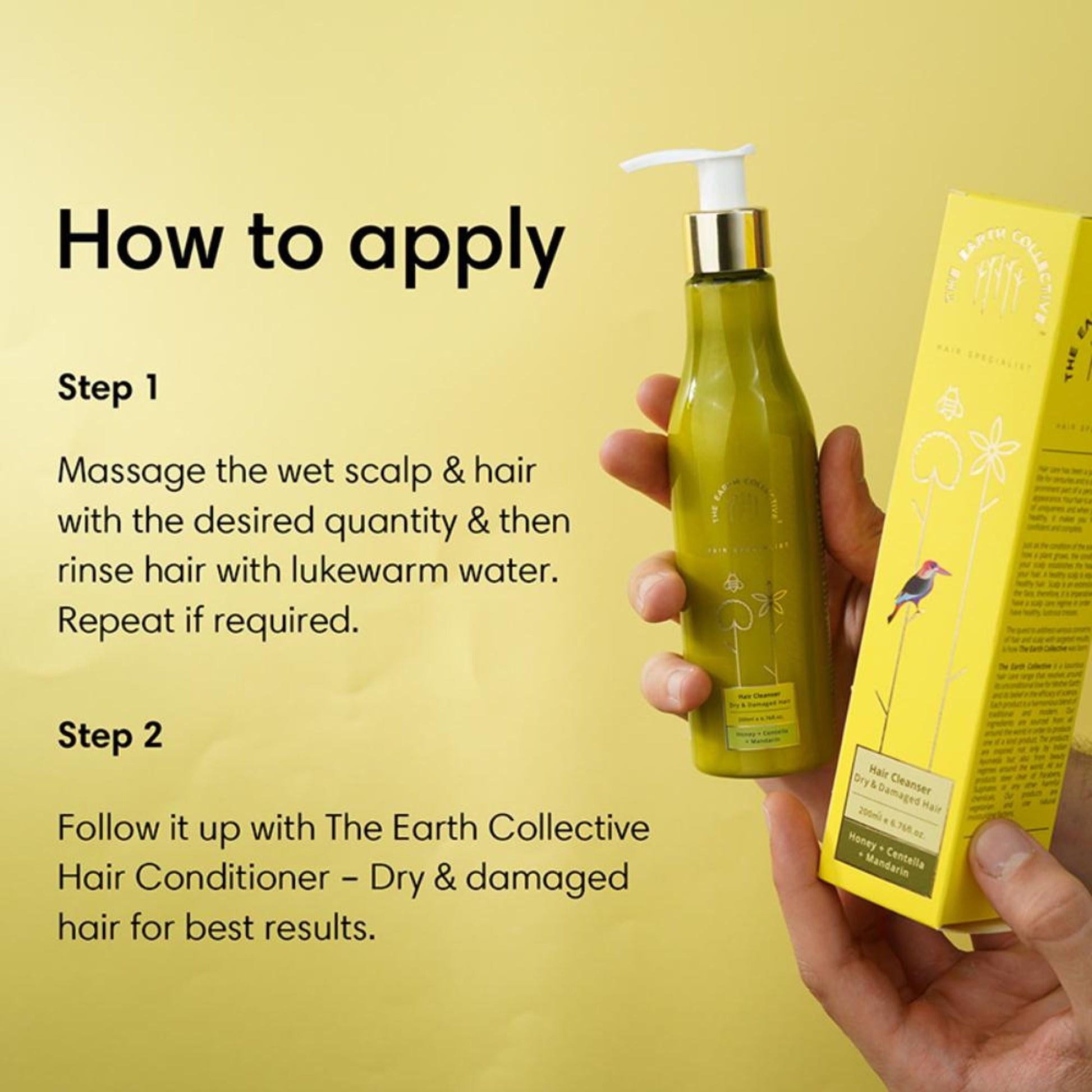 The Earth Collective Hair Cleanser For Dry & Damaged Hair