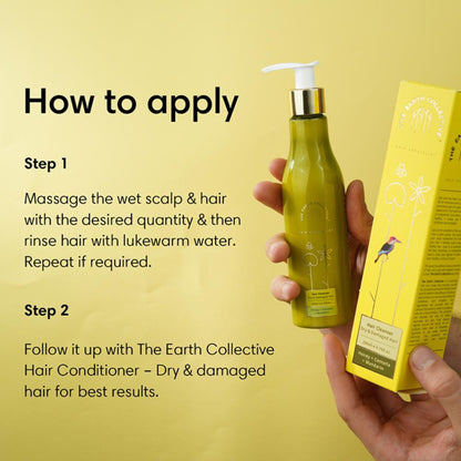 The Earth Collective Hair Cleanser For Dry & Damaged Hair