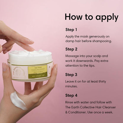 The Earth Collective Hair Mask, Protein Nourishment