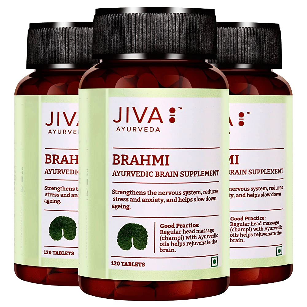 Jiva Ayurveda Brahmi Tablets - Indyancart