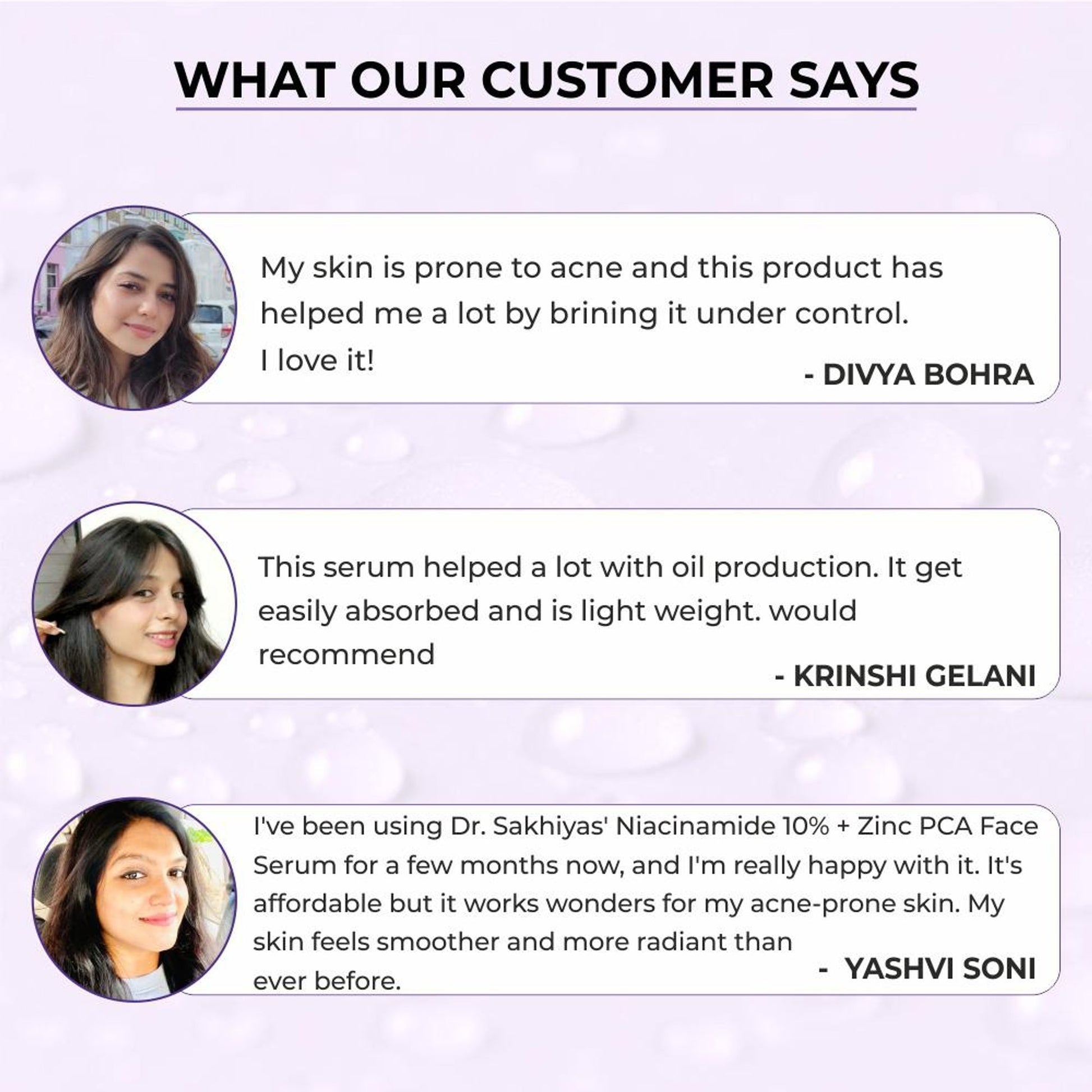 Dr. Sakhiya 10% Niacinamide Face Serum Reduces Blemishes, Acne Marks & Pore Appearance