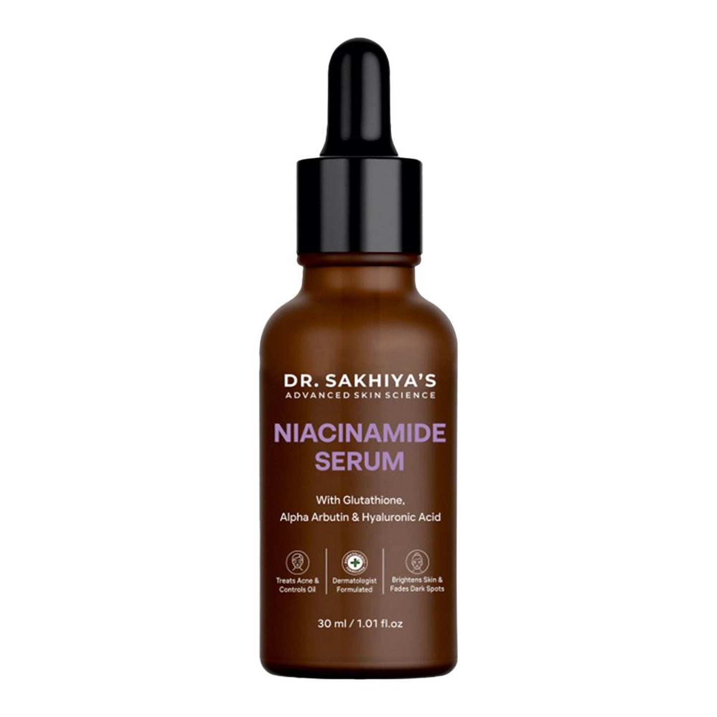Dr. Sakhiya 10% Niacinamide Face Serum Reduces Blemishes, Acne Marks & Pore Appearance