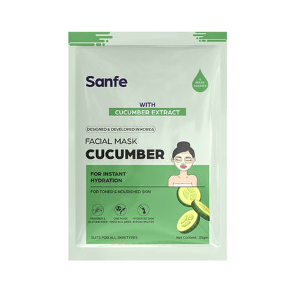 Sanfe Instant Hydration Cucumber Facial Mask