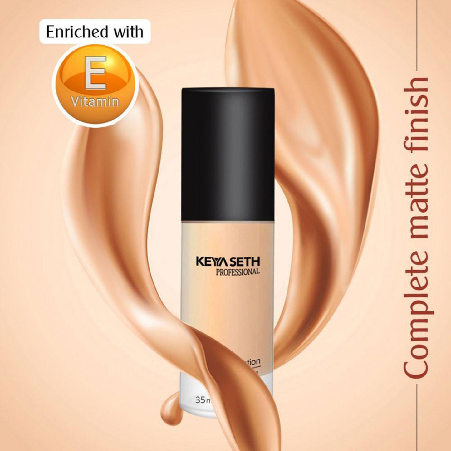 Keya Seth Aromatherapy Professional Full Coverage Liquid Matte Foundation - Shade 1
