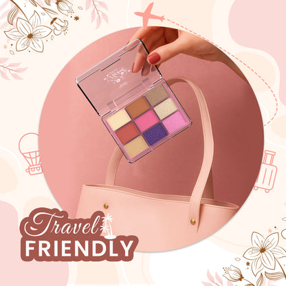 GLAM21 Floral Hues Eyeshadow Palette - Hibiscus - 05