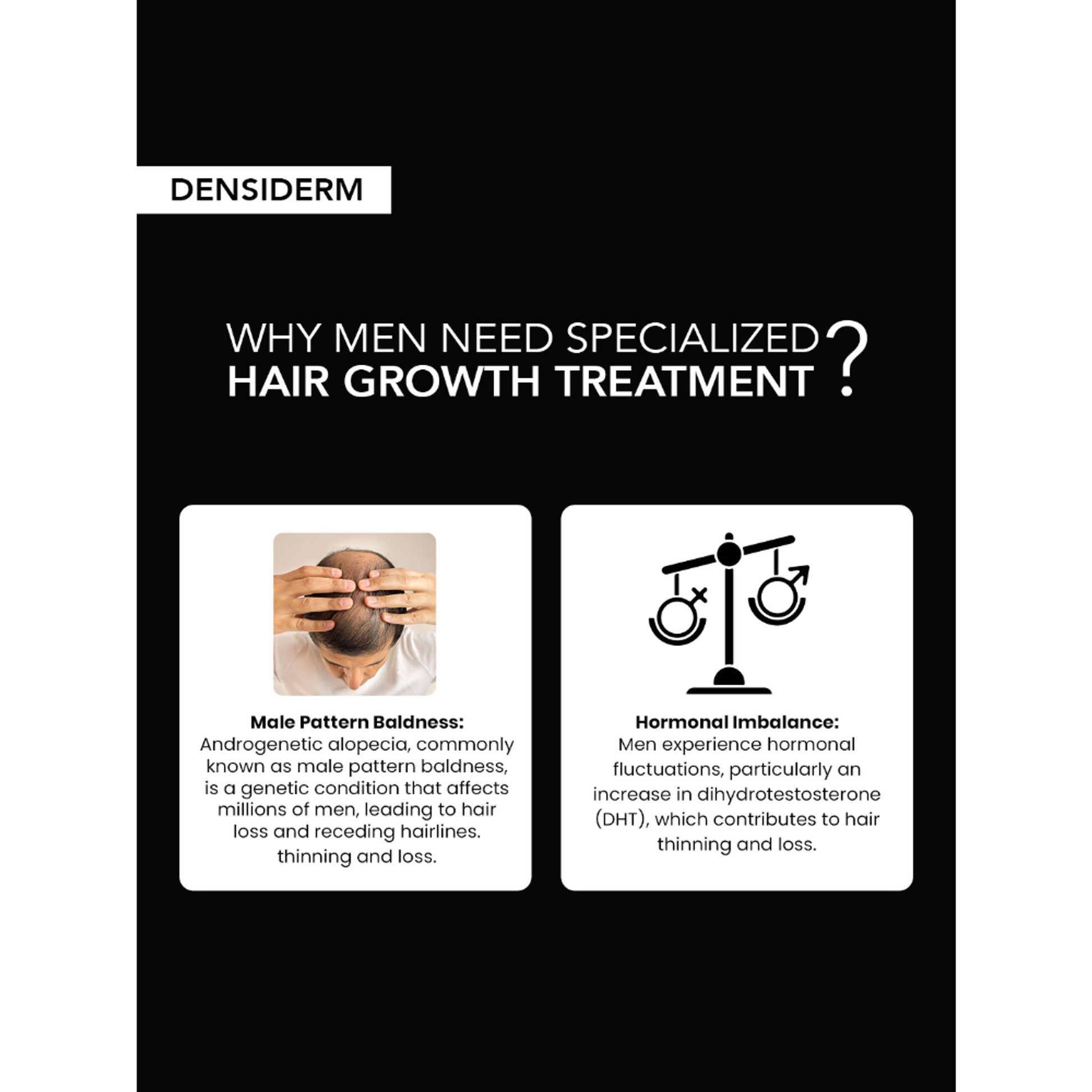 O3+ Men Densiderm Anti Hair Loss Shampoo For Dense Hair & Regrowth