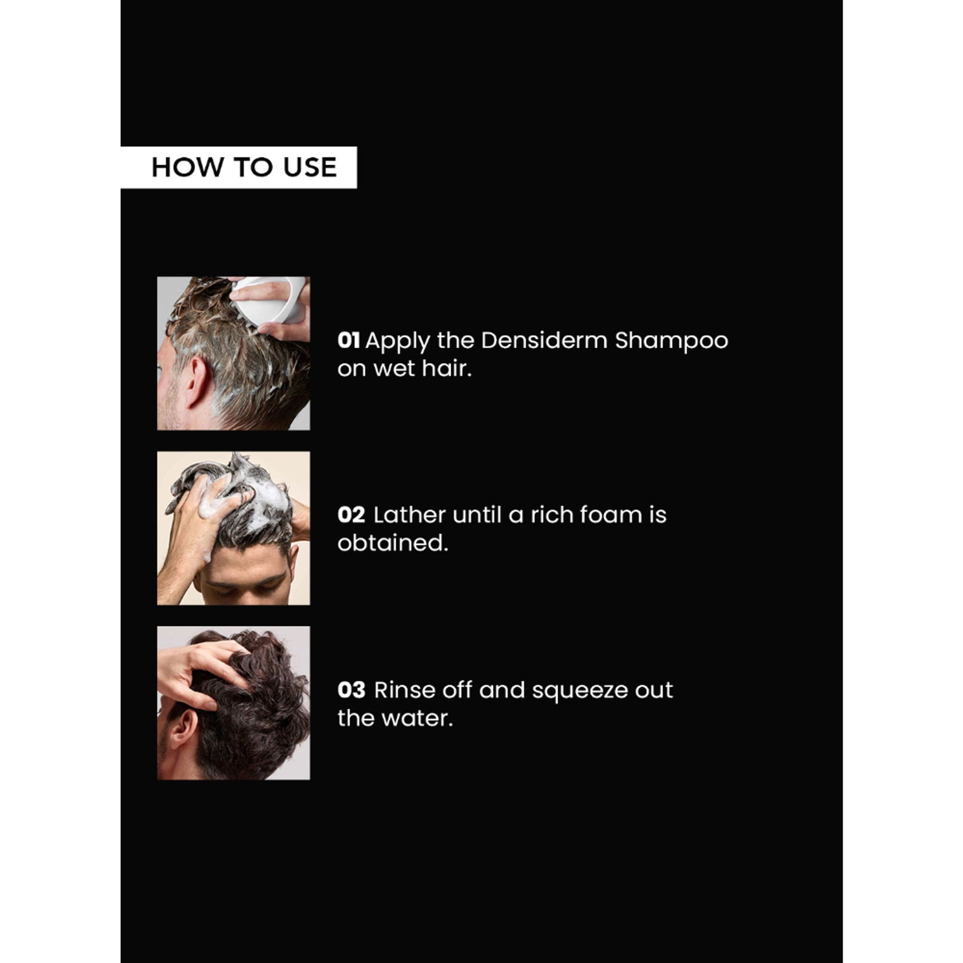O3+ Men Densiderm Anti Hair Loss Shampoo For Dense Hair & Regrowth