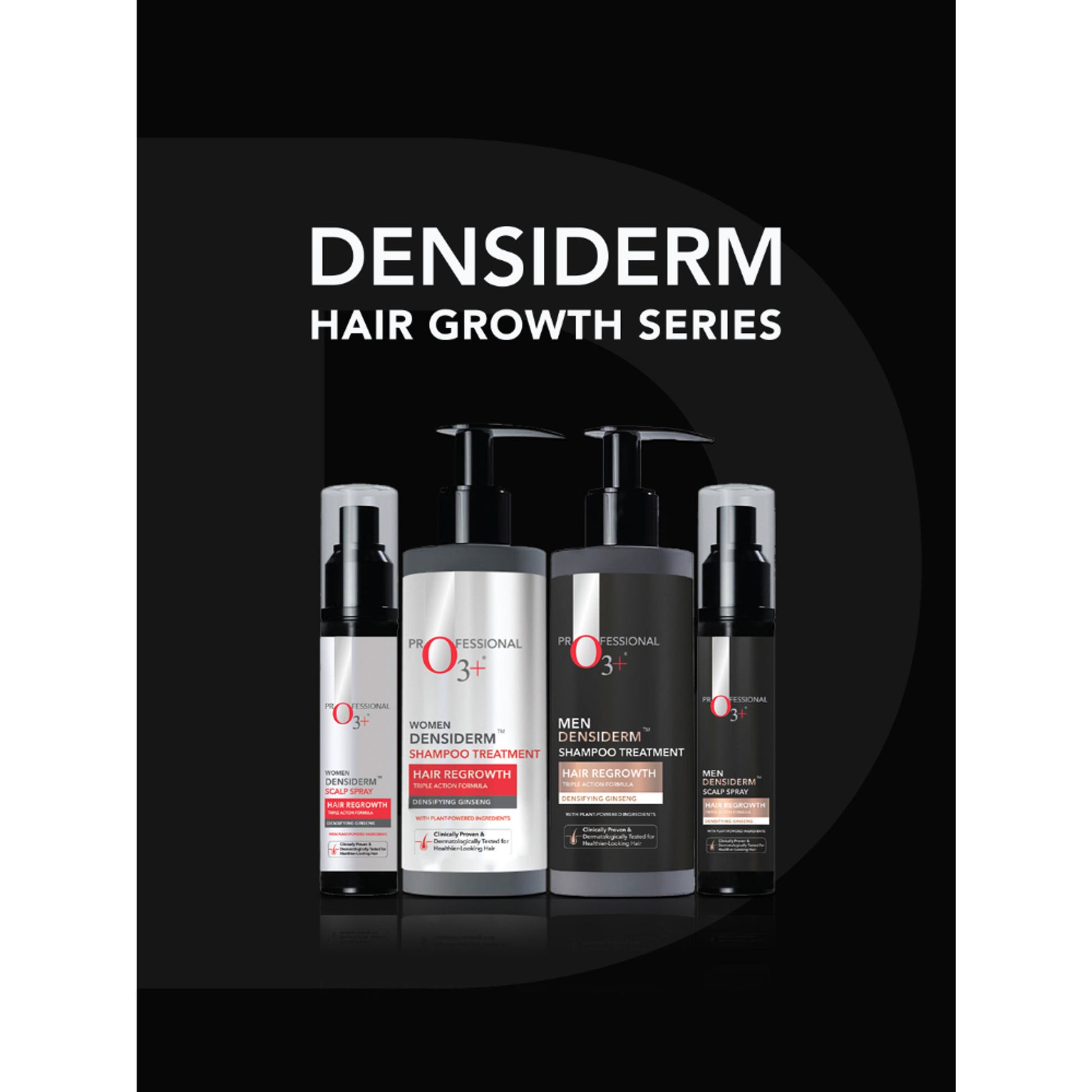 O3+ Men Densiderm Anti Hair Loss Shampoo For Dense Hair & Regrowth
