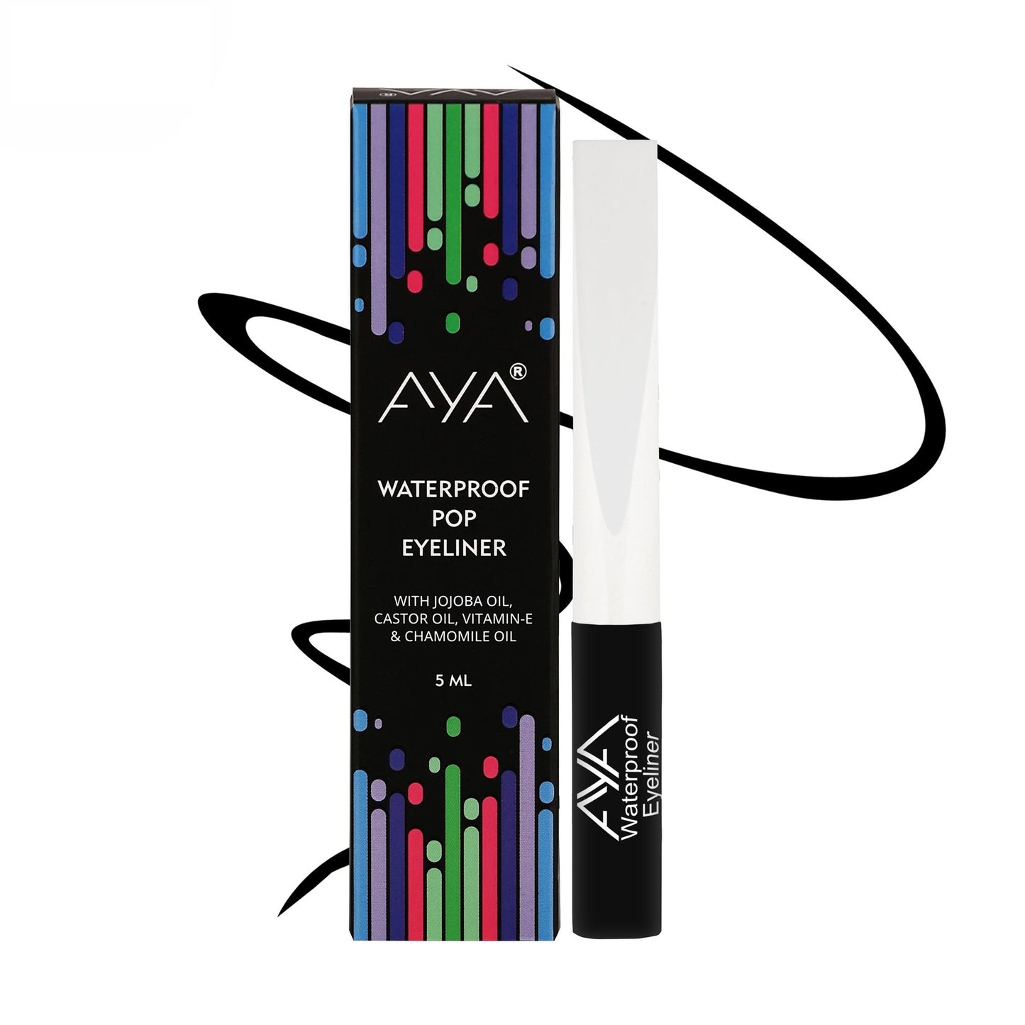 AYA Waterproof Pop Eyeliner - Kohl Black