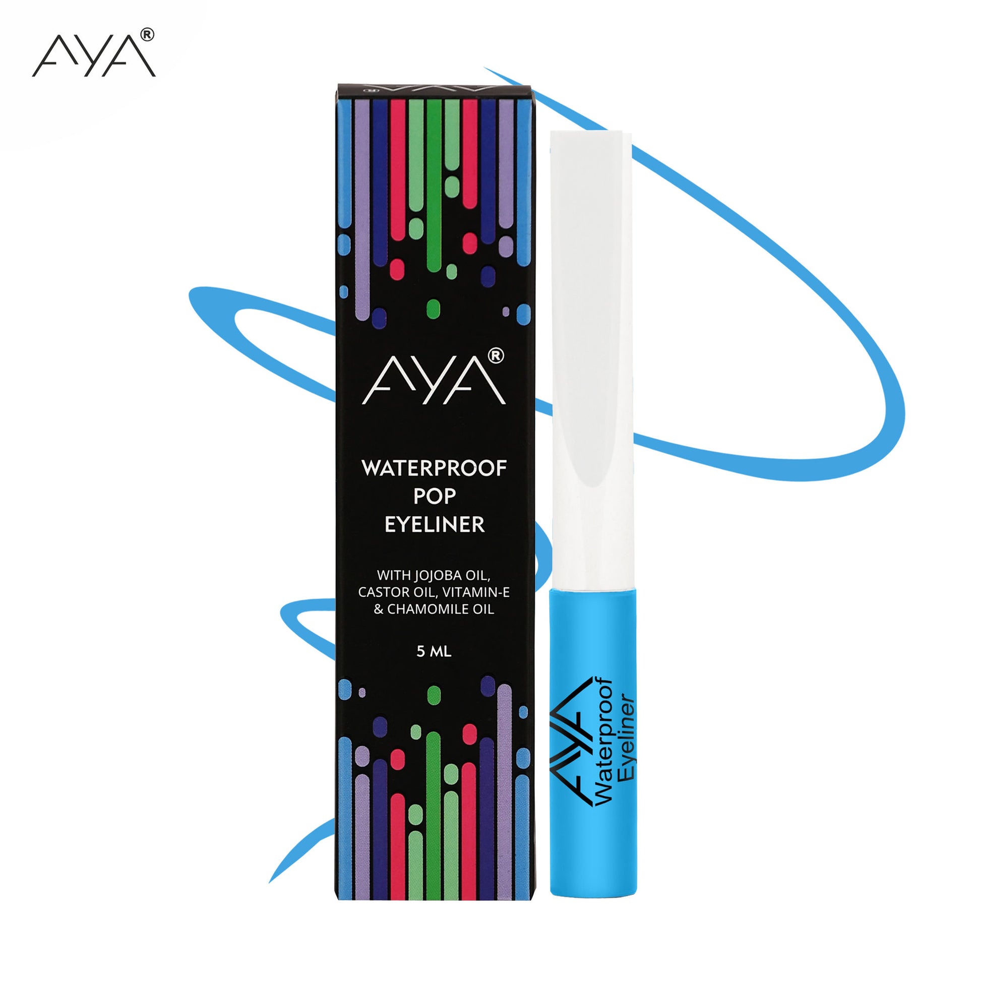 AYA Waterproof Pop Eyeliner - Pastel Blue