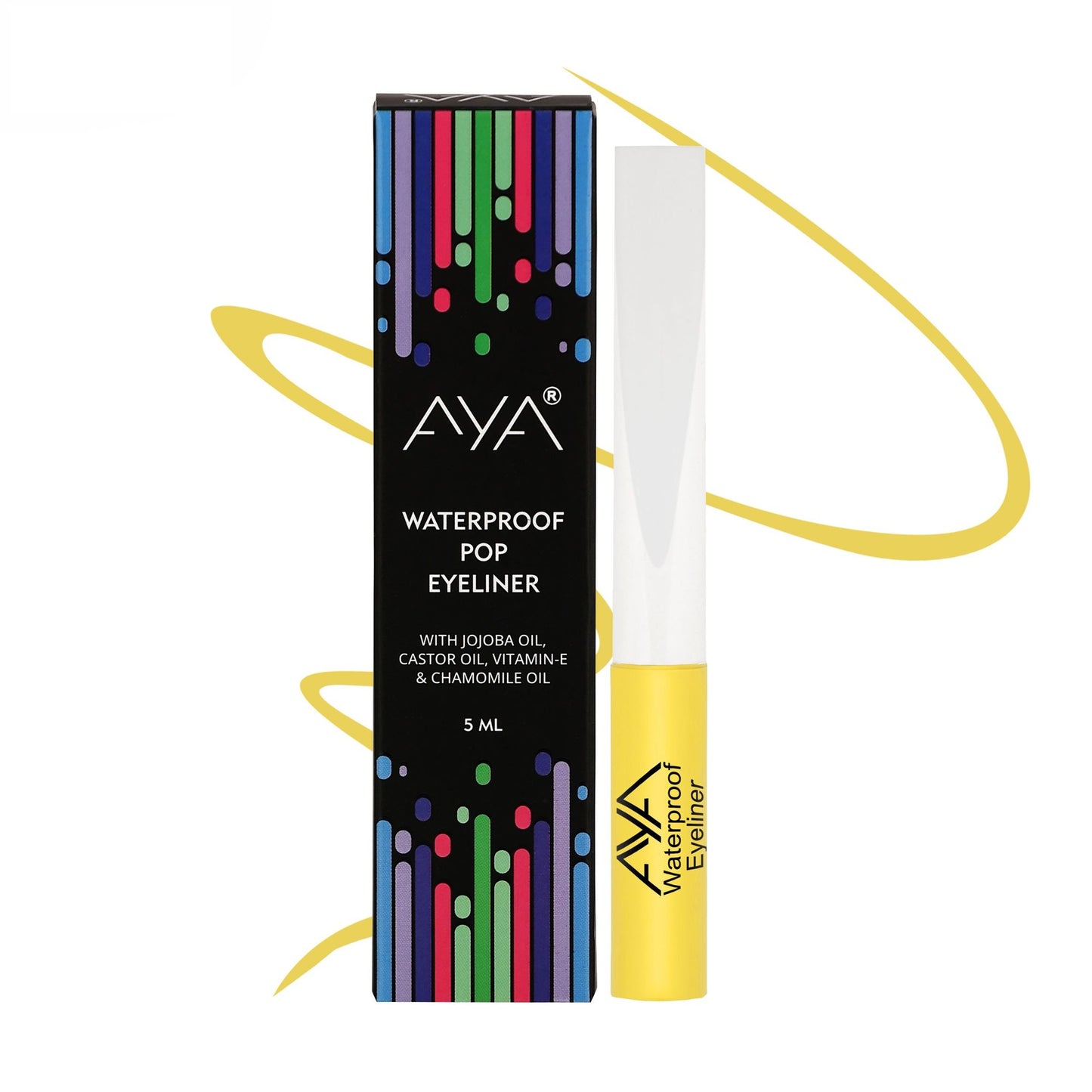 AYA Waterproof Pop Eyeliner - Lemon Yellow