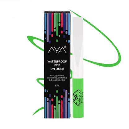 AYA Waterproof Pop Eyeliner - Neon Green