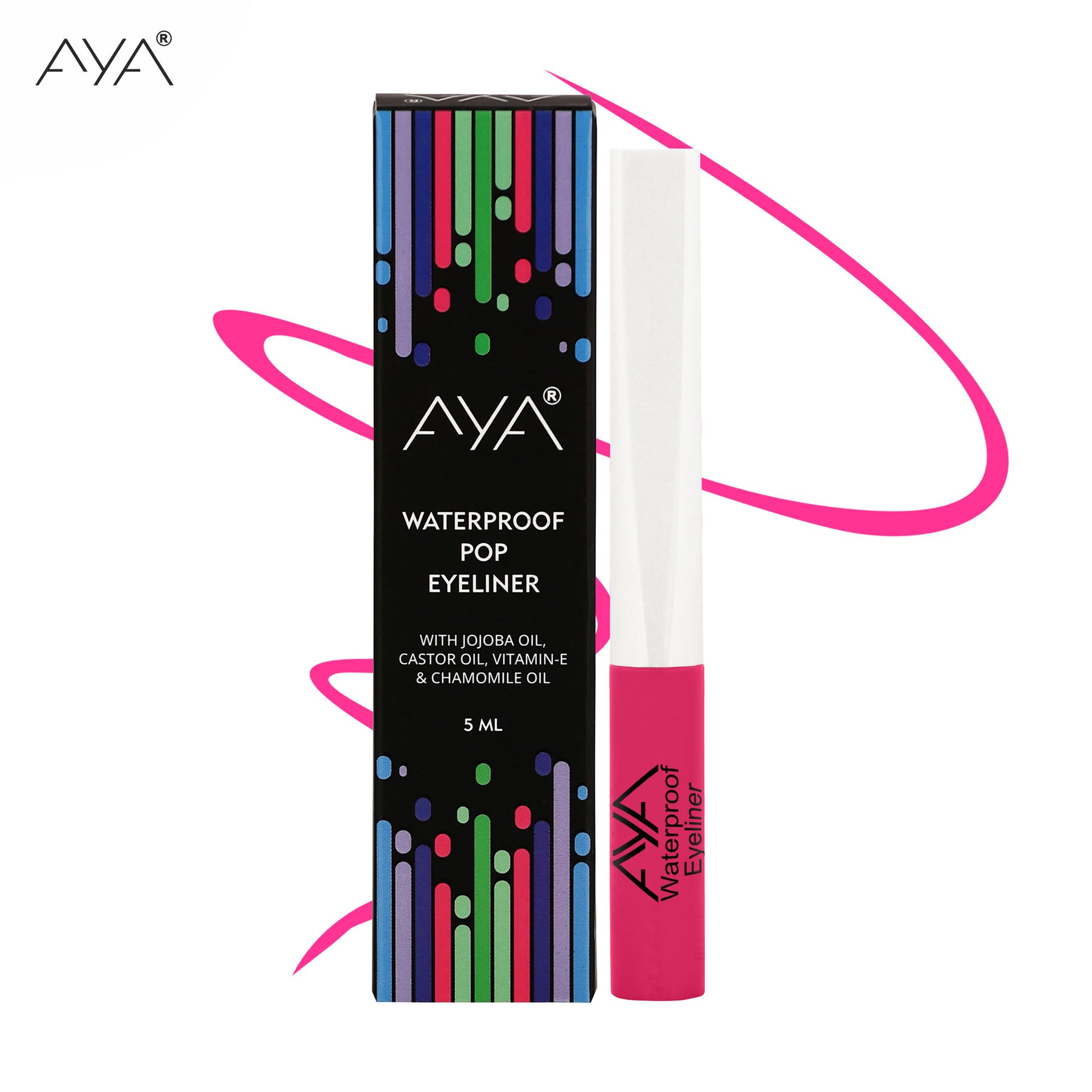 AYA Waterproof Pop Eyeliner - Lotus Pink