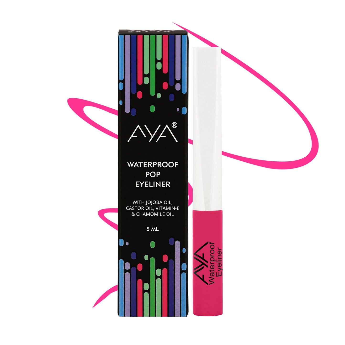 AYA Waterproof Pop Eyeliner - Lotus Pink