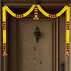 Toran for Main Door Entrance, Bandarwal for Festival, Pooja Mandir & Wedding, Handmade Traditional Flower Hanging for Home & Office Decor (42 inches 24 inches) Yellow
