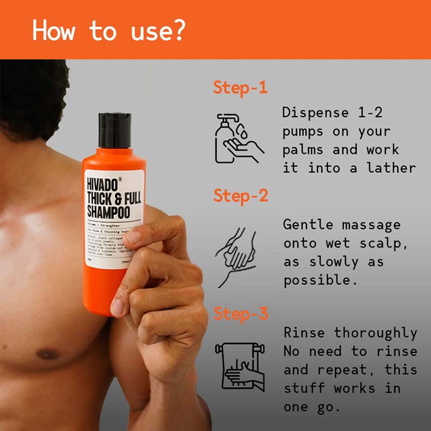Hivado Thick & Full Shampoo