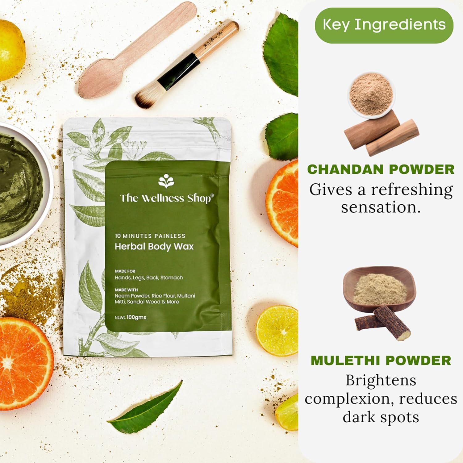 The Wellness Shop Hair Removal Powder - Indyancart