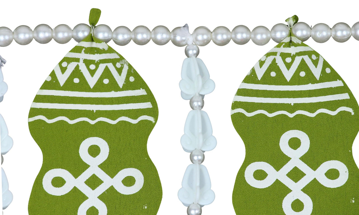 Toran for Main Door Entrance, Handmade Mango Leaf Toran, Traditional Bandarwal for Festival, Pooja, Wedding & Home Decor, Artificial Doorway Leaf Hanging (42 x 5.5 Inches, Green)