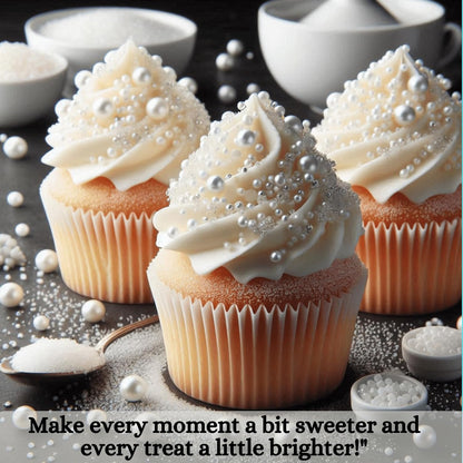 Confect White | Sprinkles Bottle for Decoration Bottle