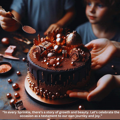 Confect Sprinkles for Cakes & Cupcakes Decoration | USP-20(Copper)