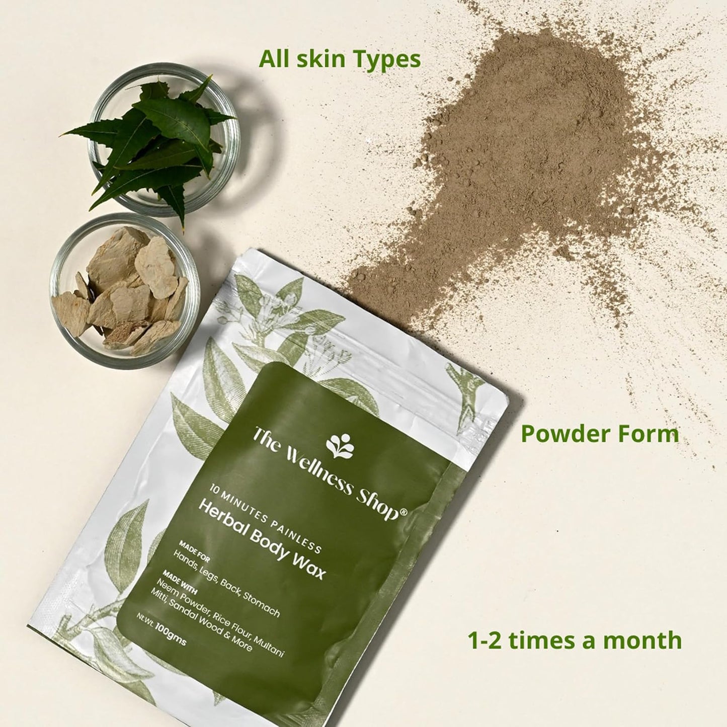 The Wellness Shop Hair Removal Powder - Indyancart