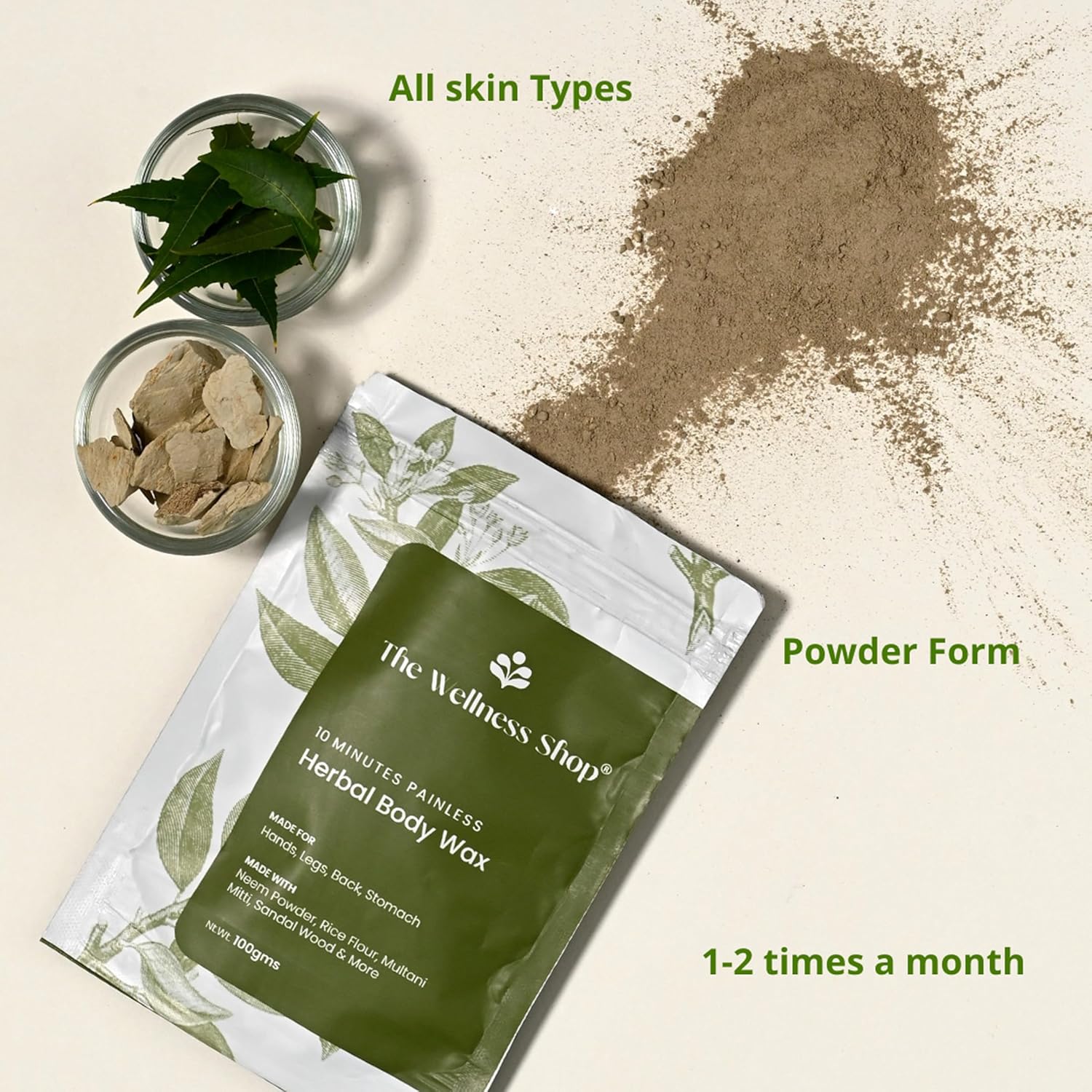 The Wellness Shop Hair Removal Powder - Indyancart