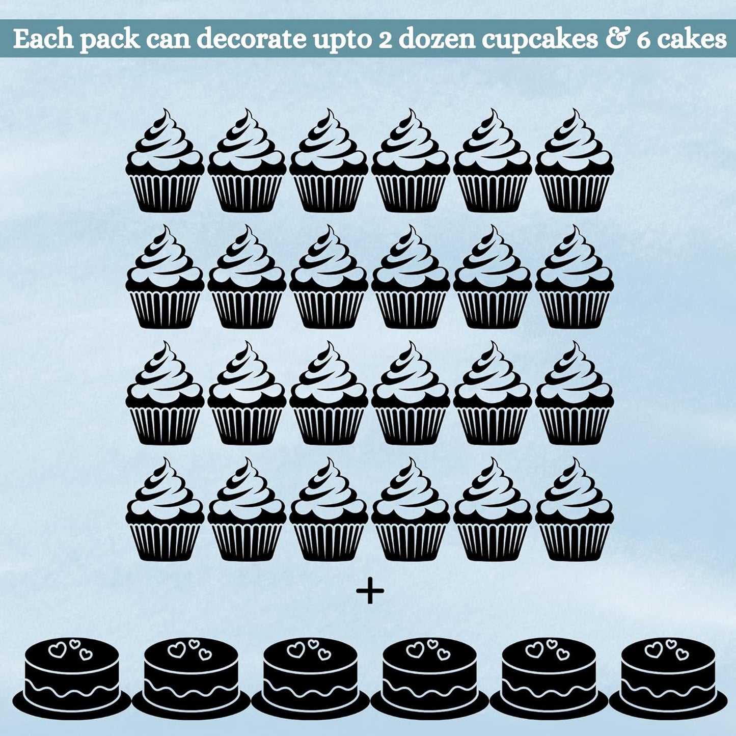 Confect Sprinkles for Cakes & Cupcakes Decoration | USP-9(Bright Blue)