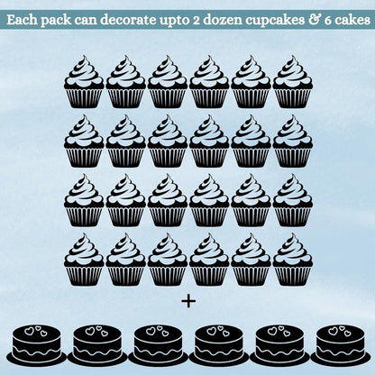 Confect Sprinkles for Cakes & Cupcakes Decoration | USP-9(Bright Blue)
