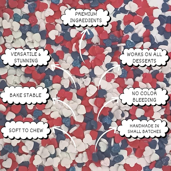 Confect Patriotic Sprinkles for Decoration 04