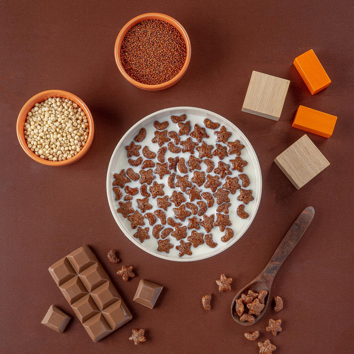 Slurrp Farm Choco Crunch - Ragi Stars and Moons