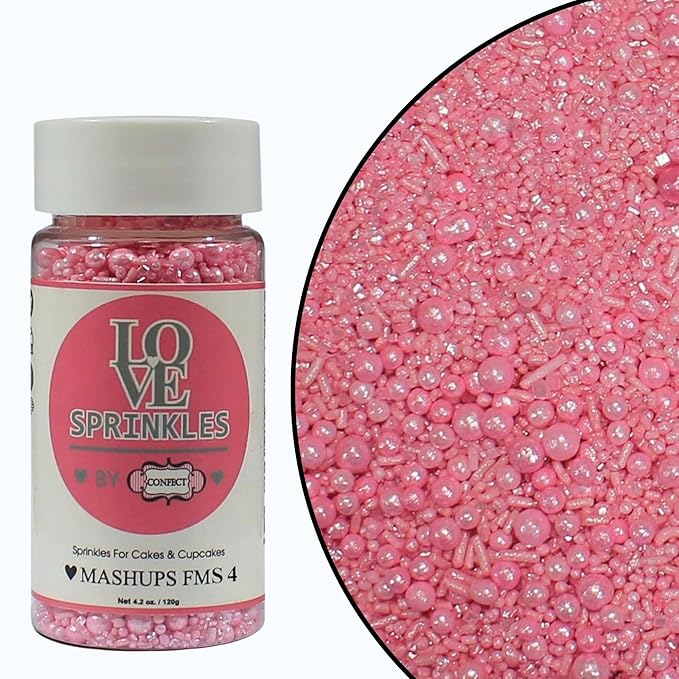 Confect Baby Pink | Sprinkles Bottle for Decoration Bottle