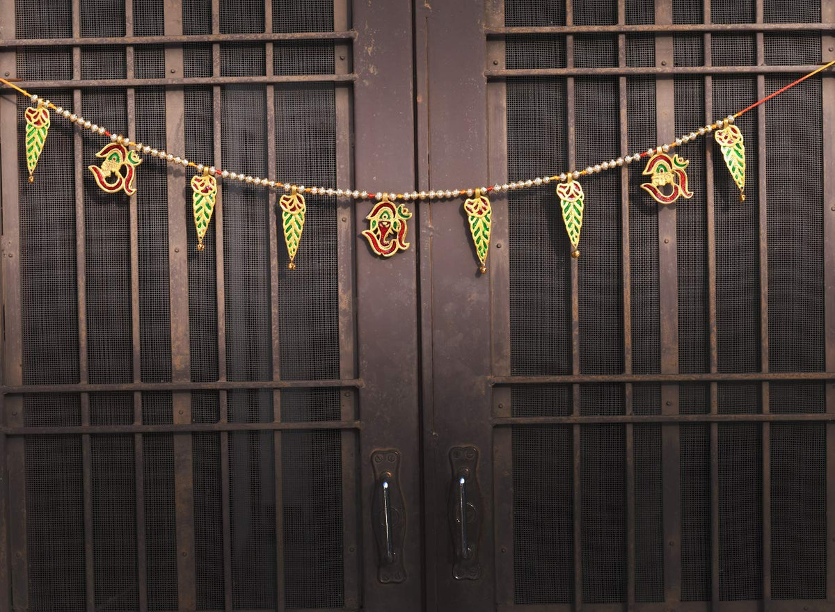 Handcrafted Toran Bandarwal for Doorway Decor, Long 35 Inches