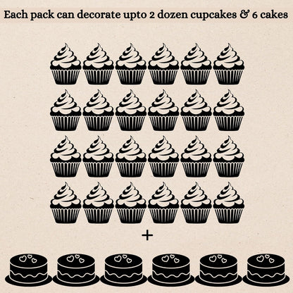 Confect Sprinkles for Cakes & Cupcakes Decoration | USP-20(Copper)