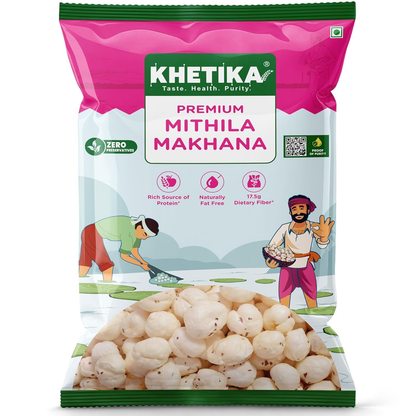 Khetika Premium Raw Phool Makhana