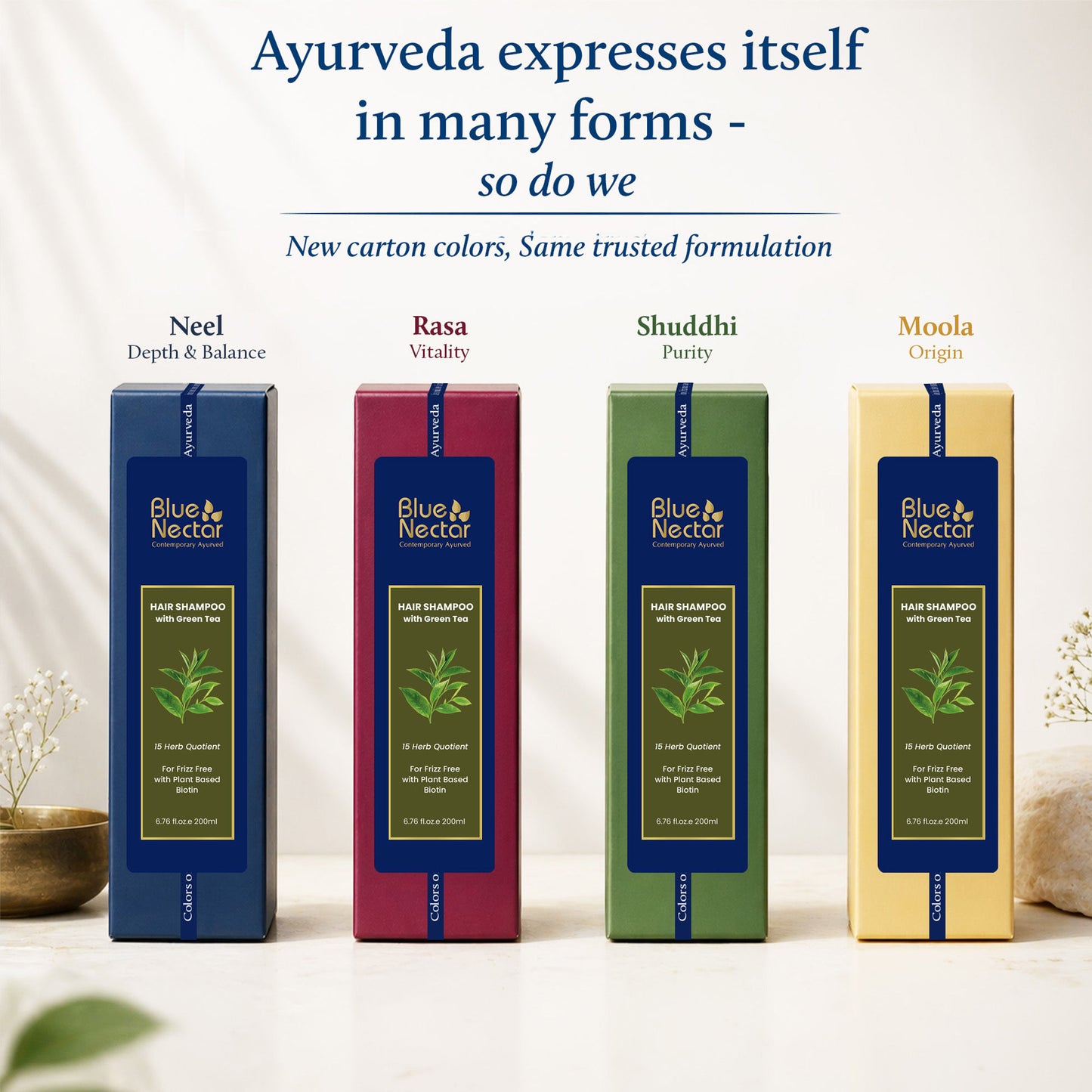 Blue Nectar Anti Frizz Hair Shampoo