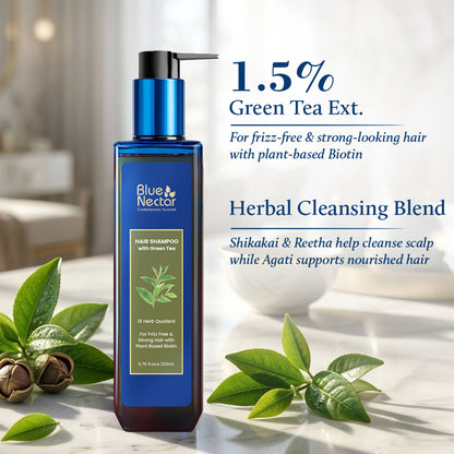 Blue Nectar Anti Frizz Hair Shampoo