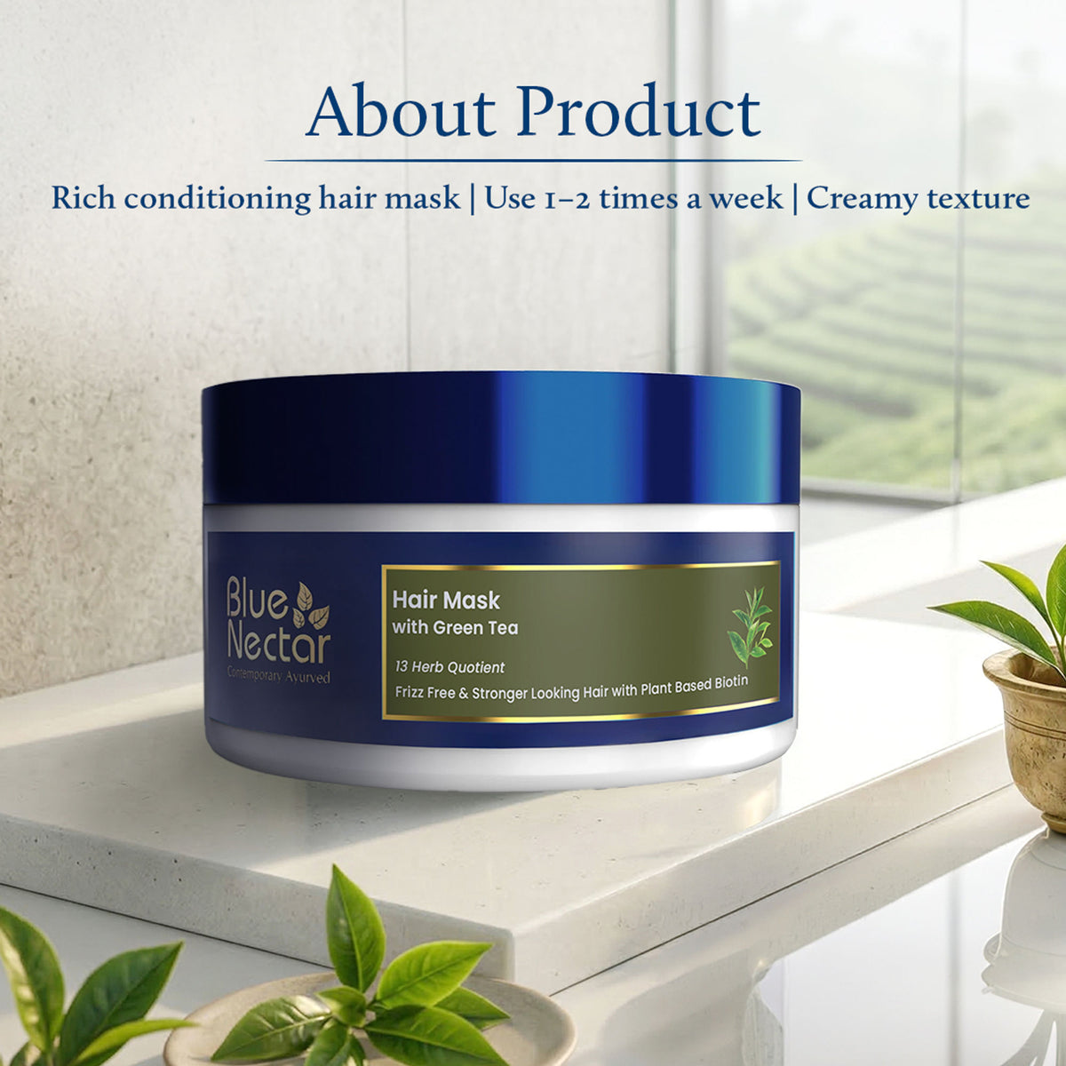Blue Nectar Green Tea Hair Mask