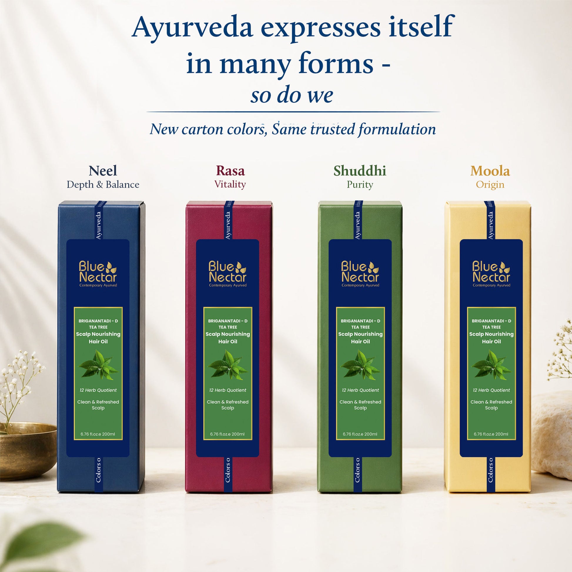 Blue Nectar Briganantadi - D Tea Tree Scalp & Anti Dandruff Hair Oil