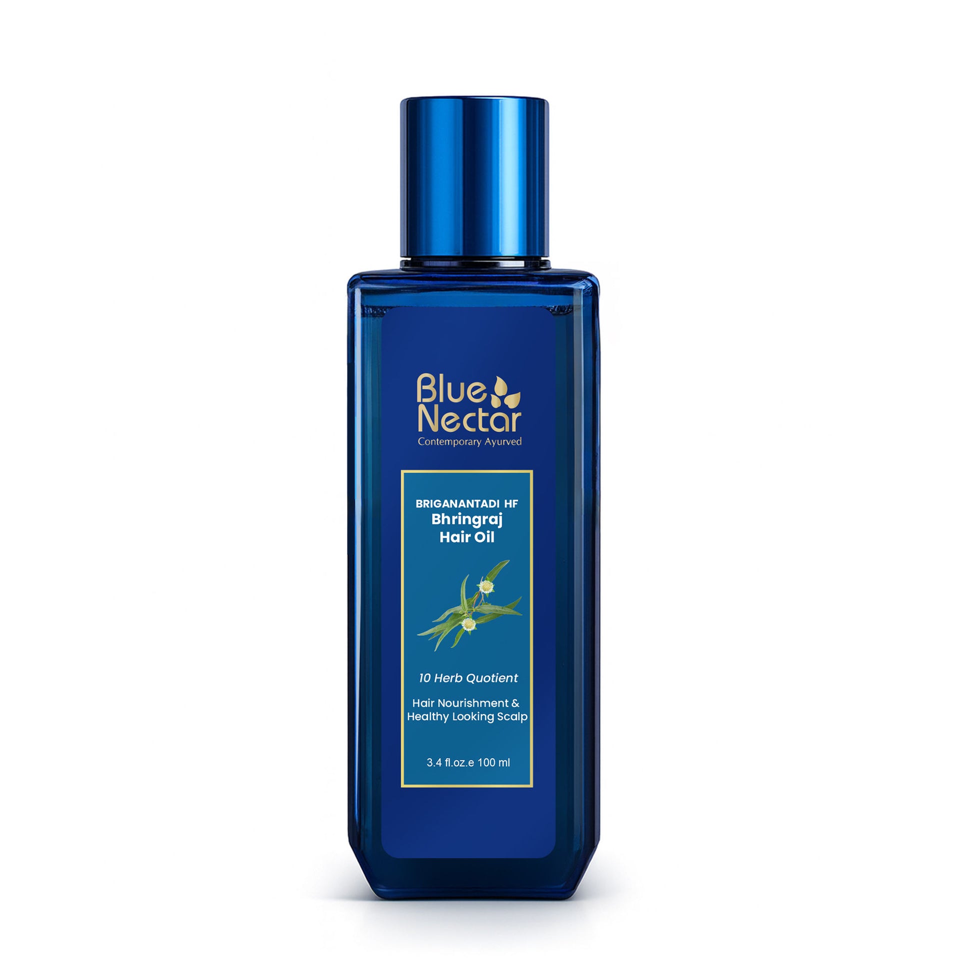 Blue Nectar Briganantadi - Hf Bringha Hair Fall Control & Healthy Scalp Hair Oil