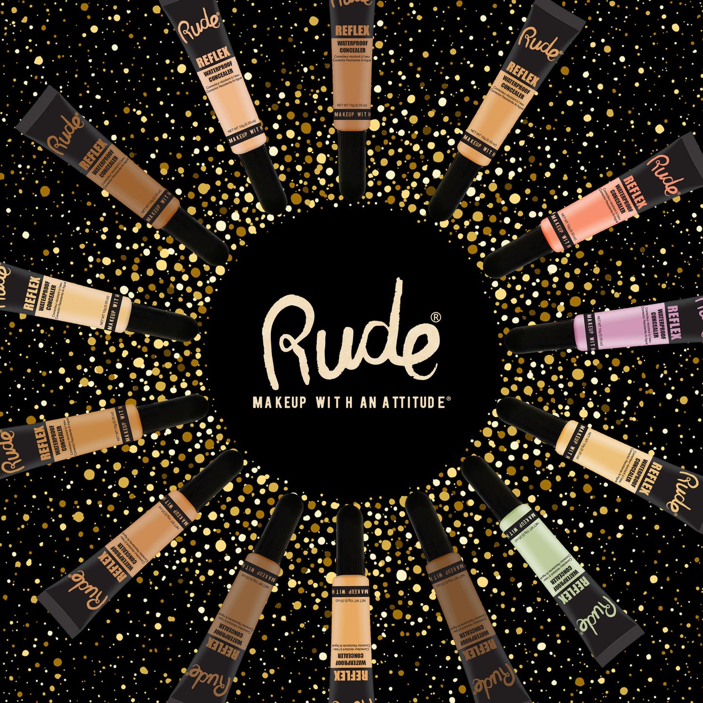 Rude Cosmetics Reflex Waterproof Concealer - Fair 01